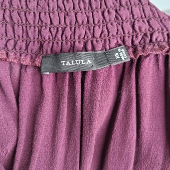Aritzia Talula Wineberry Off the Shoulder Top - Picture 5 of 5